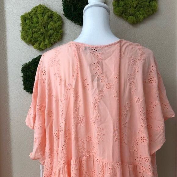 Young Fabulous & Broke Eyelet Kaftan Beach Cover Small NEW - Picture 5 of 10